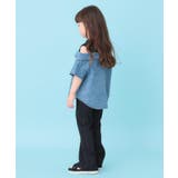 【100-150cm】フリンジジャガードフレアパンツ | SHOO・LA・RUE | 詳細画像10 
