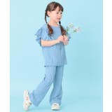 【100-150cm】フリンジジャガードフレアパンツ | SHOO・LA・RUE | 詳細画像12 