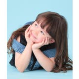 【120-150cm】肩あきデニムドッキングシャツ | SHOO・LA・RUE | 詳細画像17