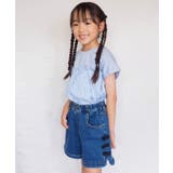 【110-140cm】サイドリボンデニムショートパンツ | SHOO・LA・RUE | 詳細画像10
