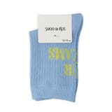 ブルー(091) | バックロゴカラフルクルー丈ソックス | SHOO・LA・RUE