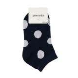 ブルー(193) | 大きめドットアンクル丈ソックス | SHOO・LA・RUE