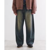 ブルー(093) | バレルシルエットパンツ（デニム＆カラーパンツ） | tk.TAKEO KIKUCHI