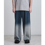 ブルー(193) | スーパーワイドバギーデニムパンツ | tk.TAKEO KIKUCHI