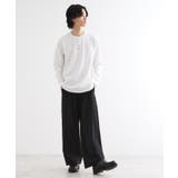 ワッフル＆スムースプレートヘンリーカットソー | tk.TAKEO KIKUCHI | 詳細画像3 