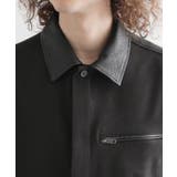 衿配色ワーカーシャツアウター | tk.TAKEO KIKUCHI | 詳細画像13 