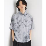 ライトグレー(011) | ブラープリントシャンブレーシャツアウター | tk.TAKEO KIKUCHI