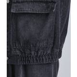 【上下2点セット】デニムブルゾン＋ワイドデニムパンツ | tk.TAKEO KIKUCHI | 詳細画像29 