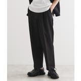 ブラック(019) | 【セットアップ対応】テッククレープルーズテーパードパンツ | tk.TAKEO KIKUCHI