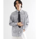 【ネクタイ付】チェックオンペイズリージャカードシャツ | tk.TAKEO KIKUCHI | 詳細画像2 