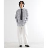 【ネクタイ付】チェックオンペイズリージャカードシャツ | tk.TAKEO KIKUCHI | 詳細画像3 