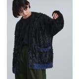 バイカラーフェザーニットカーディガン | tk.TAKEO KIKUCHI | 詳細画像15 