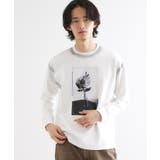 フラワーフォトエンブロヘビーウェイトスムースTシャツ | tk.TAKEO KIKUCHI | 詳細画像2 