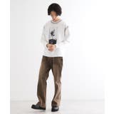 フラワーフォトエンブロヘビーウェイトスムースTシャツ | tk.TAKEO KIKUCHI | 詳細画像4 