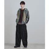 ヴィンテージライクベロアジップパーカー | tk.TAKEO KIKUCHI | 詳細画像4 