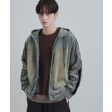 ヴィンテージライクベロアジップパーカー | tk.TAKEO KIKUCHI | 詳細画像2 