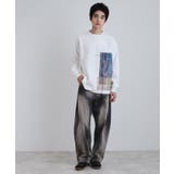 長袖 サイドスタックプリントカットソー | tk.TAKEO KIKUCHI | 詳細画像3 