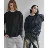 ブラック(019) | ヴィンテージライクプリント クルーネックカットソー | tk.TAKEO KIKUCHI