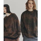 ブラウン(043) | ヴィンテージライクプリント クルーネックカットソー | tk.TAKEO KIKUCHI