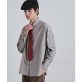 グレー(012) | 【ネクタイ付き】グランパシャツ | tk.TAKEO KIKUCHI