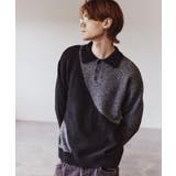 ブラック(119) | カーブスイッチニットポロシャツ | tk.TAKEO KIKUCHI