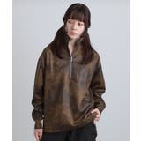 ヴィンテージライクプリント ハーフジッププルオーバー | tk.TAKEO KIKUCHI | 詳細画像42 