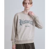 カレッジフロッキープリントスウェット | tk.TAKEO KIKUCHI | 詳細画像2 