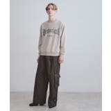 カレッジフロッキープリントスウェット | tk.TAKEO KIKUCHI | 詳細画像4 