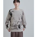 ルーズシルエットアブストラクトシャギーニットプルオーバー | tk.TAKEO KIKUCHI | 詳細画像2 