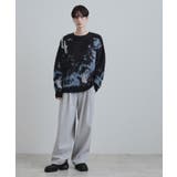 ルーズシルエットアブストラクトシャギーニットプルオーバー | tk.TAKEO KIKUCHI | 詳細画像12 