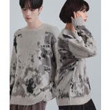 オフホワイト(003) | ルーズシルエットアブストラクトシャギーニットプルオーバー | tk.TAKEO KIKUCHI