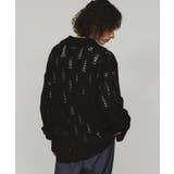 リーフジャカードニットシャツポロ | tk.TAKEO KIKUCHI | 詳細画像3 