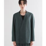 【セットアップ対応】テッククレープノーカラージャケット | tk.TAKEO KIKUCHI | 詳細画像10 