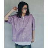 ピンク(071) | ヴィンテージライクハーフジップポロシャツ | tk.TAKEO KIKUCHI