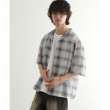 メッシュオンブレーチェックシャツ | tk.TAKEO KIKUCHI | 詳細画像2 