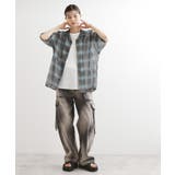 メッシュオンブレーチェックシャツ | tk.TAKEO KIKUCHI | 詳細画像19 