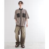 サマースエードコンビレースシャツ | tk.TAKEO KIKUCHI | 詳細画像15 