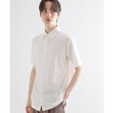 ホワイト(001) | 【マシンウォッシャブル】フロントオープンシャツ | tk.TAKEO KIKUCHI