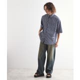 ストライプ刺繍シャツ | tk.TAKEO KIKUCHI | 詳細画像4 