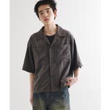 チャコールグレー(014) | ヴィンテージライククロップドシャツ | tk.TAKEO KIKUCHI