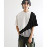 ニットドッキングカーブスイッチカットソー | tk.TAKEO KIKUCHI | 詳細画像2 