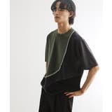 ニットドッキングカーブスイッチカットソー | tk.TAKEO KIKUCHI | 詳細画像10 