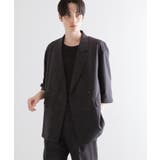 【セットアップ 2点セット】ダブルテーラード半袖ジャケット＋スラックス | tk.TAKEO KIKUCHI | 詳細画像5 