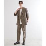 【セットアップ 2点セット】ダブルテーラード半袖ジャケット＋スラックス | tk.TAKEO KIKUCHI | 詳細画像13 