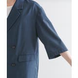 【セットアップ 2点セット】ダブルテーラード半袖ジャケット＋スラックス | tk.TAKEO KIKUCHI | 詳細画像27 