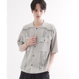 ライトグレー(011) | ウェスタンポロカーディガン | tk.TAKEO KIKUCHI