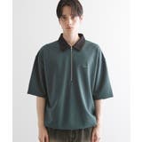 配色ハーフジップポロシャツ | tk.TAKEO KIKUCHI | 詳細画像21 