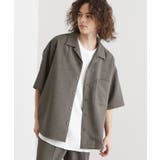 チャコールグレー(014) | 【セットアップ対応】テッククレープシャツ | tk.TAKEO KIKUCHI