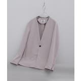 【セットアップ対応】360度ストレッチノーカラージャケット | tk.TAKEO KIKUCHI | 詳細画像3 