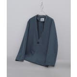 【セットアップ対応】360度ストレッチノーカラージャケット | tk.TAKEO KIKUCHI | 詳細画像14 